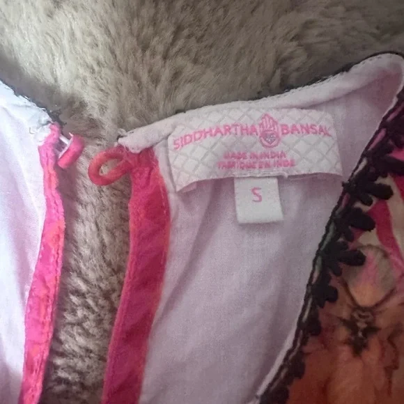 Anthropologie Siddartha Bansal Sanya Ruffle Sleeveless Top. Size S. EUC - Picture 3 of 6